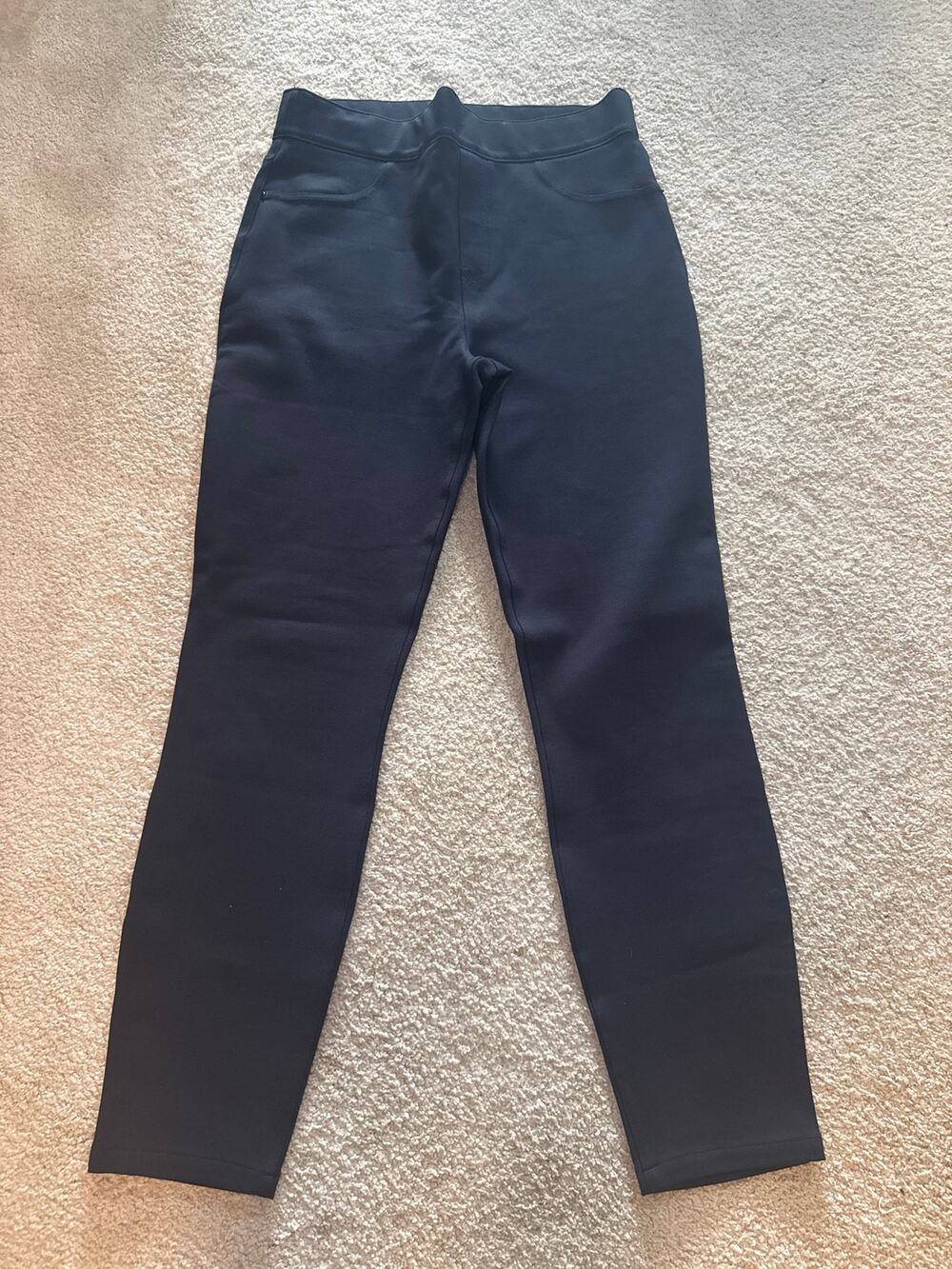 NEW SPANX Perfect Pant Ankle Skinny Ponte Knit Black Large NWOT